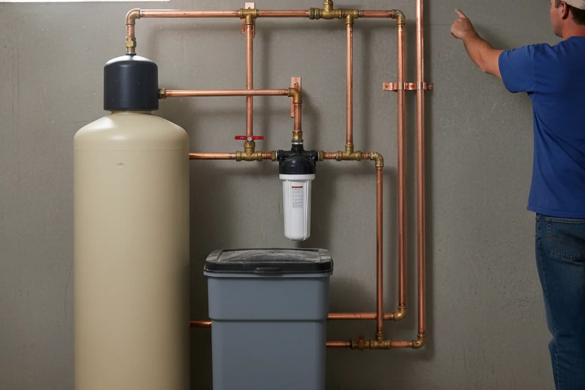 Whole-house water treatment system installed in Earlton